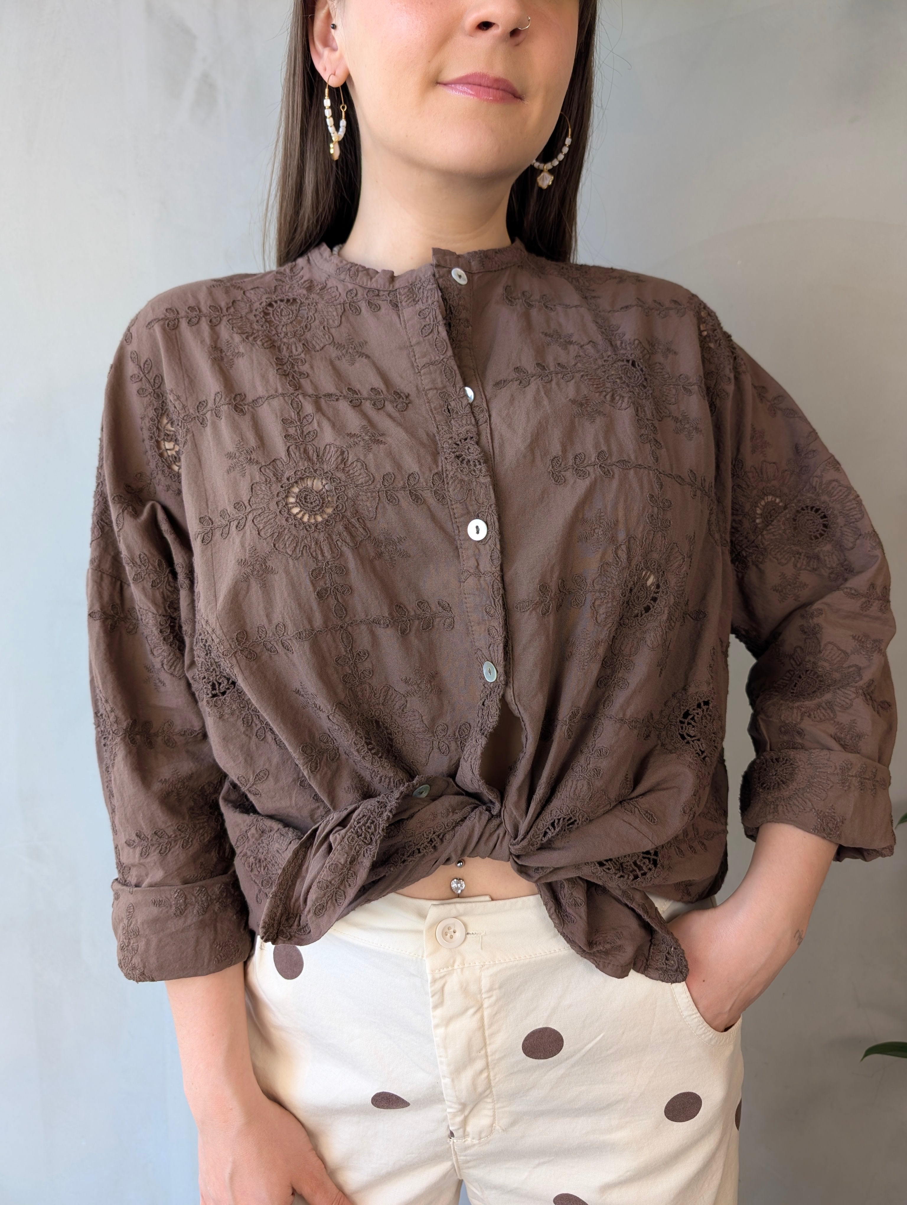 Camicia ricamo SUSY MIX