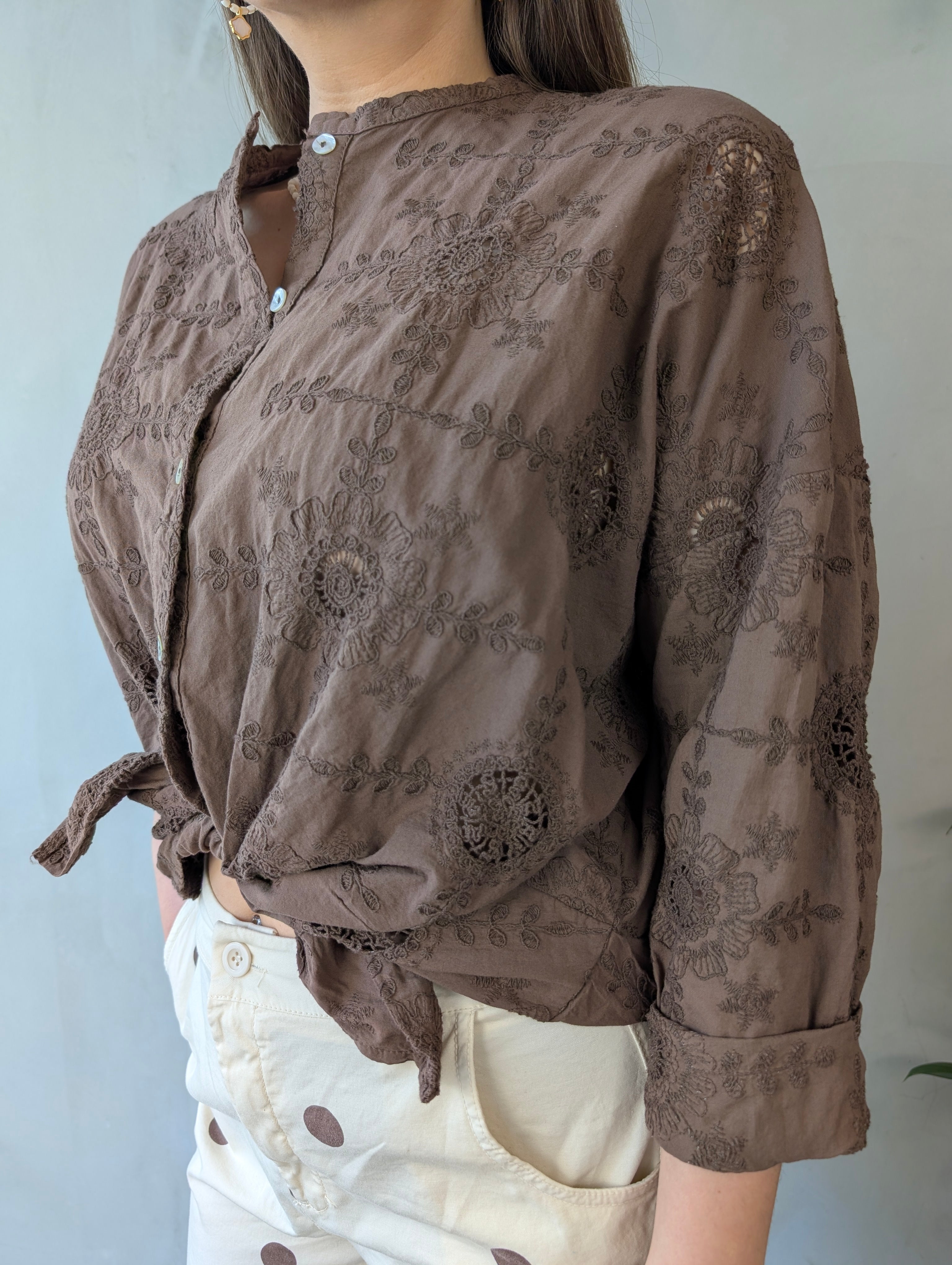 Camicia ricamo SUSY MIX