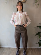 Camicia scollo floreale SUSY MIX