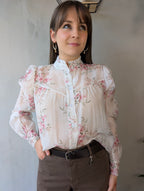 Camicia scollo floreale SUSY MIX