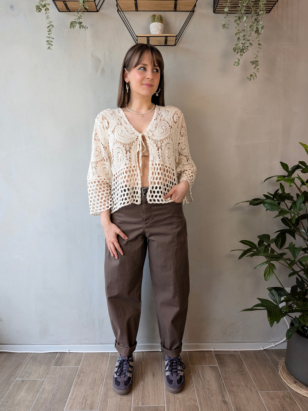 Cardigan lacci SUSY MIX