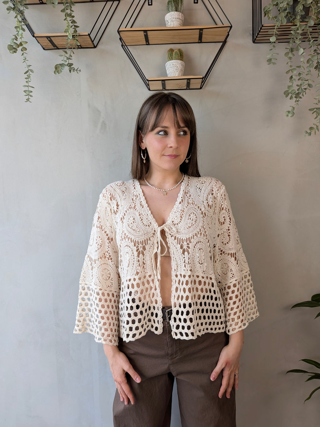Cardigan lacci SUSY MIX