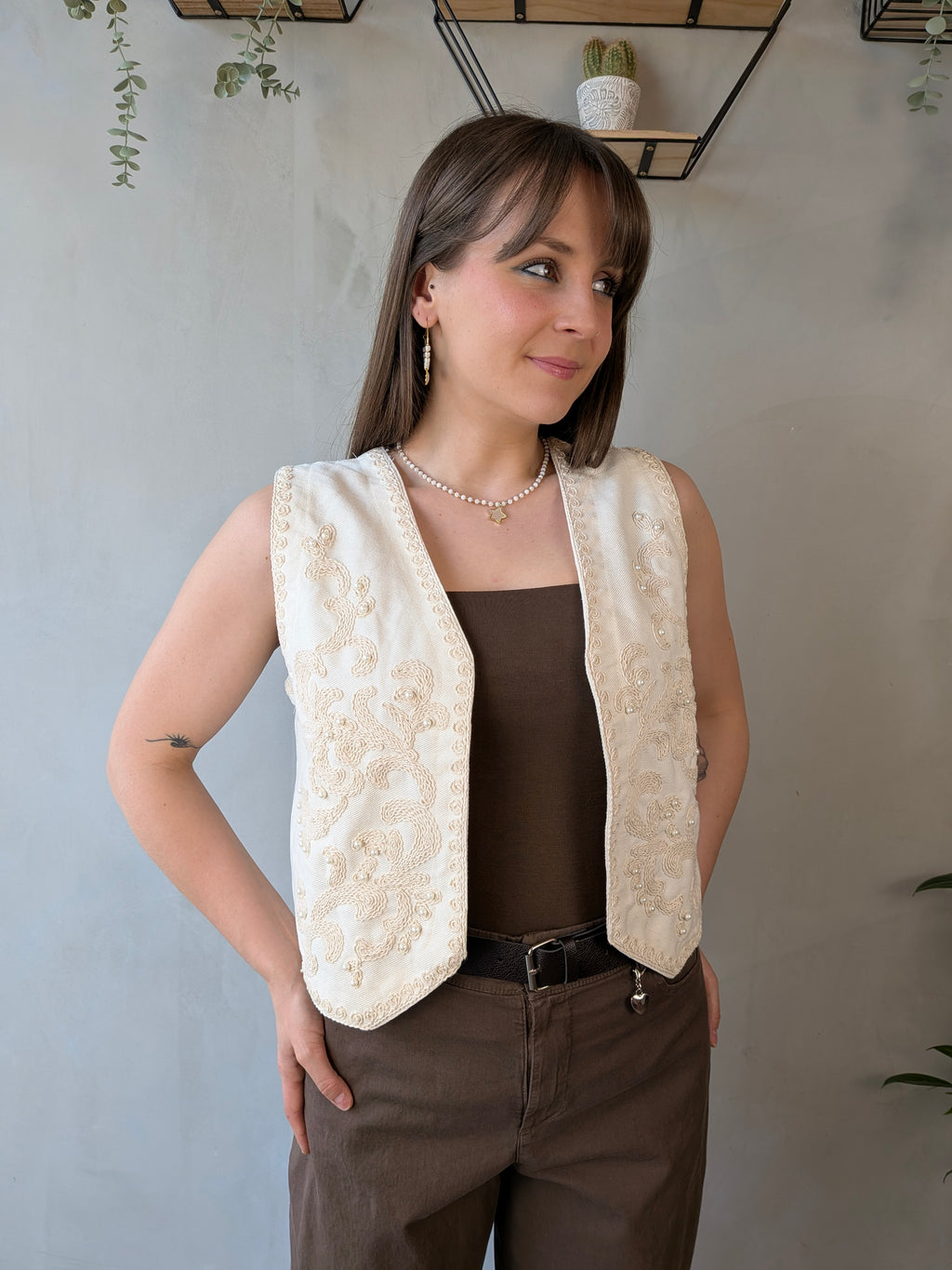 Gilet ricamato SUSY MIX