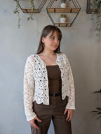 Cardigan corto ricamato SUSY MIX