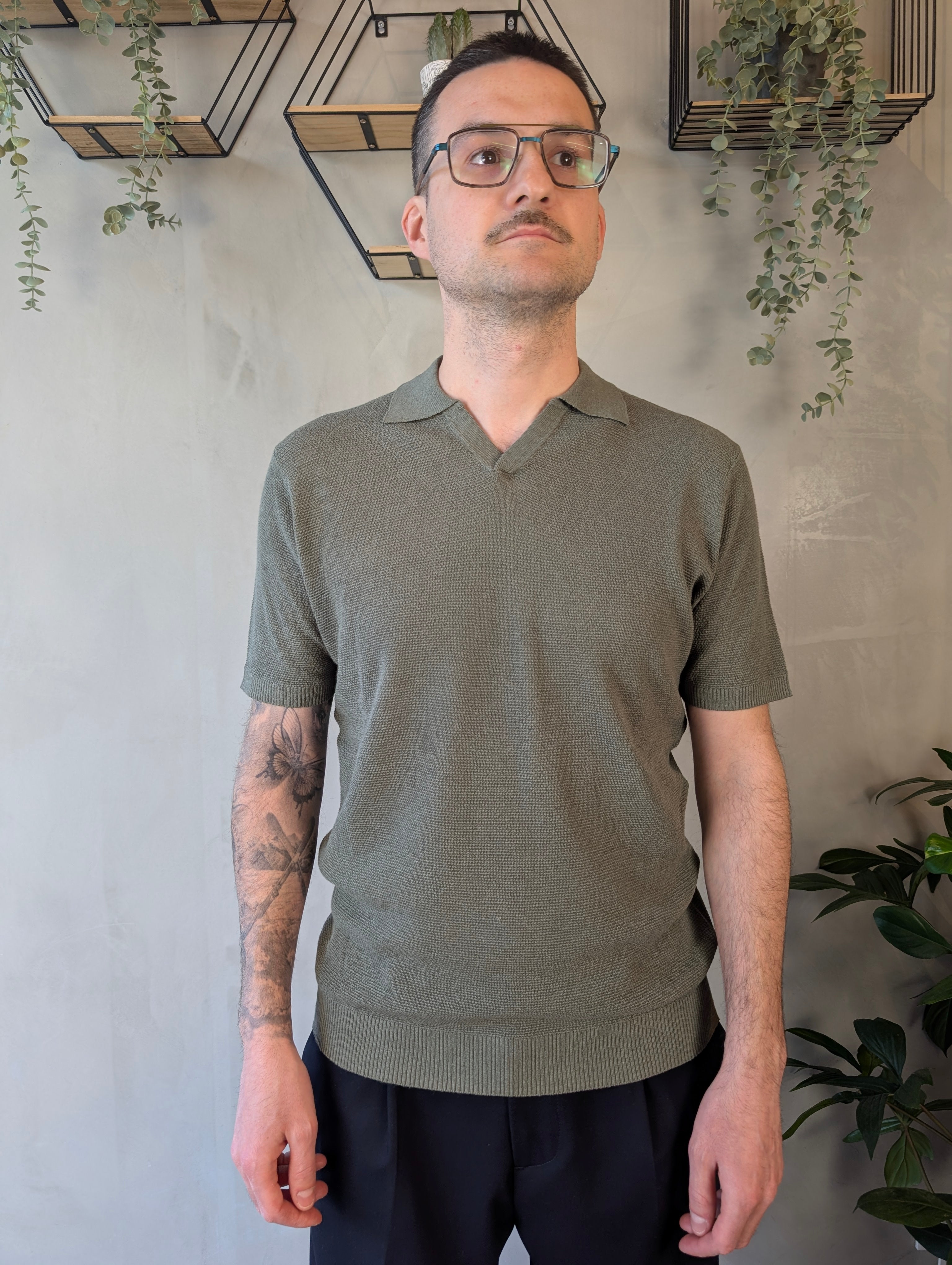 Polo scollo aperto CONSENSO