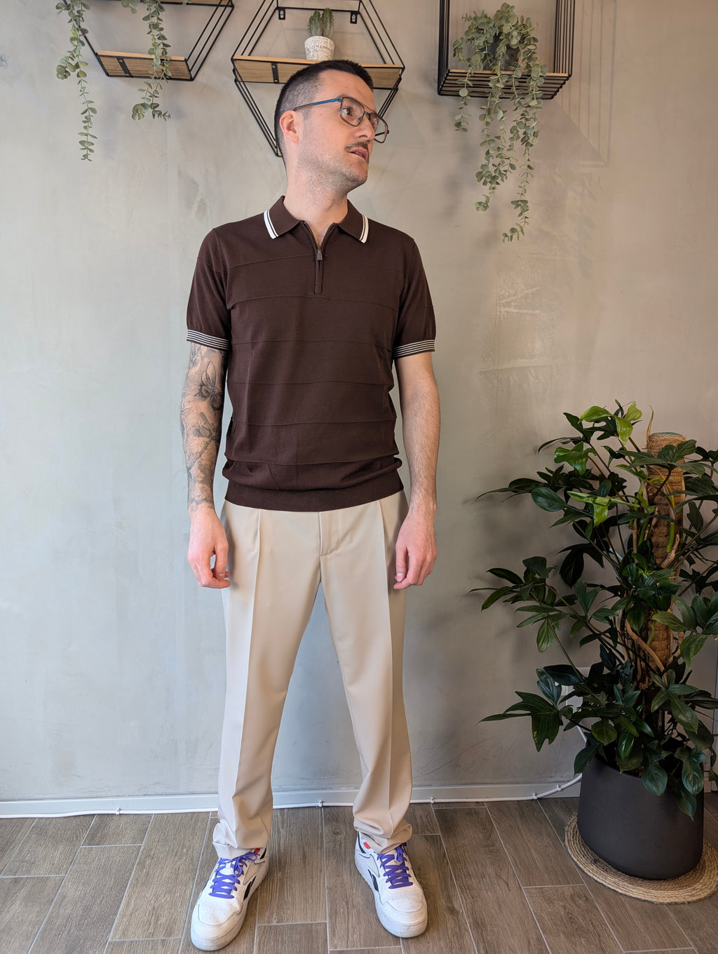 Polo zip NEROVAGO
