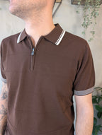 Polo zip NEROVAGO