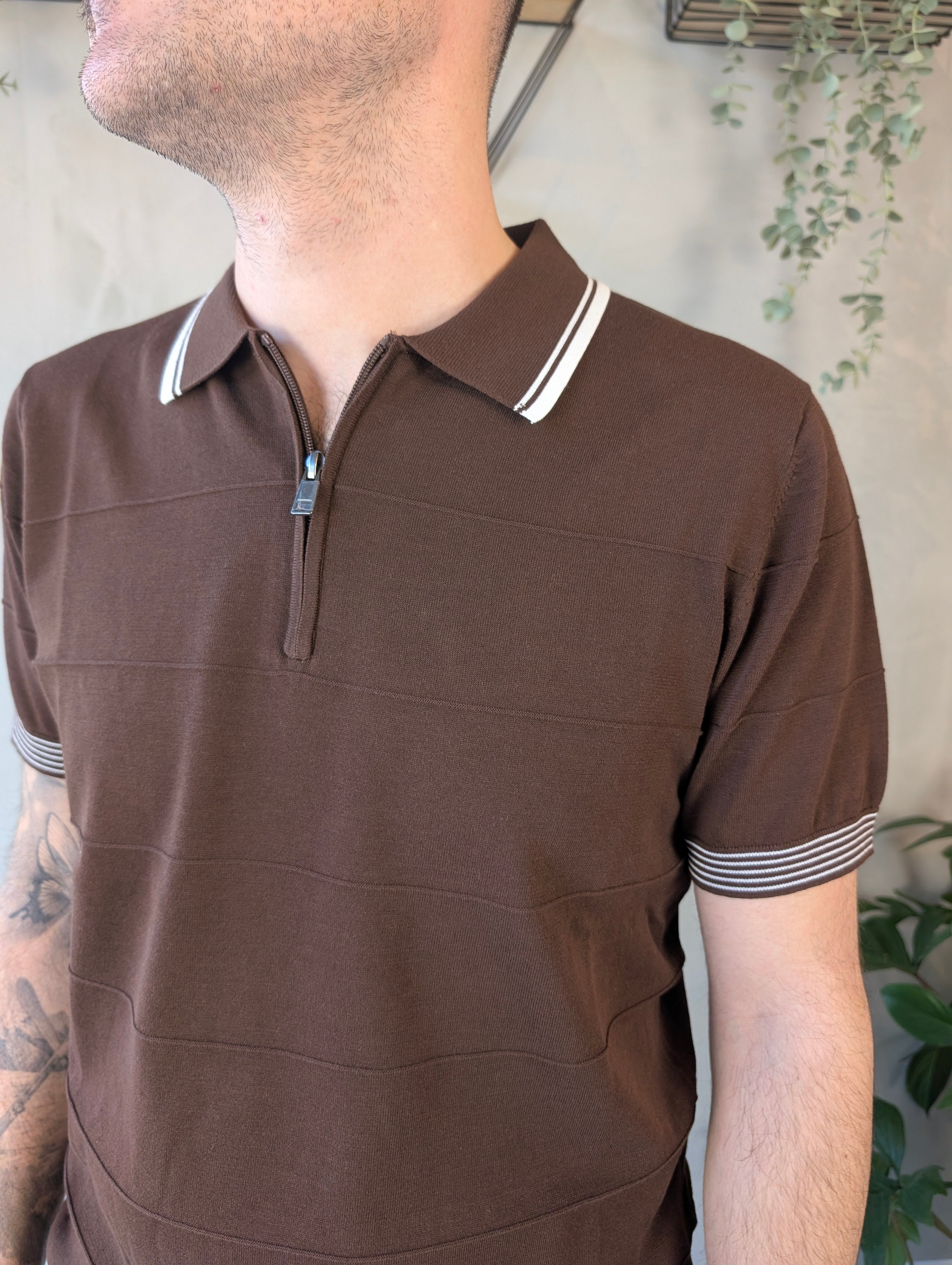Polo zip NEROVAGO
