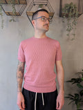 Maglia mezza manica operata PHILO TINTO
