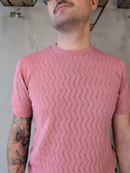 Maglia mezza manica operata PHILO TINTO