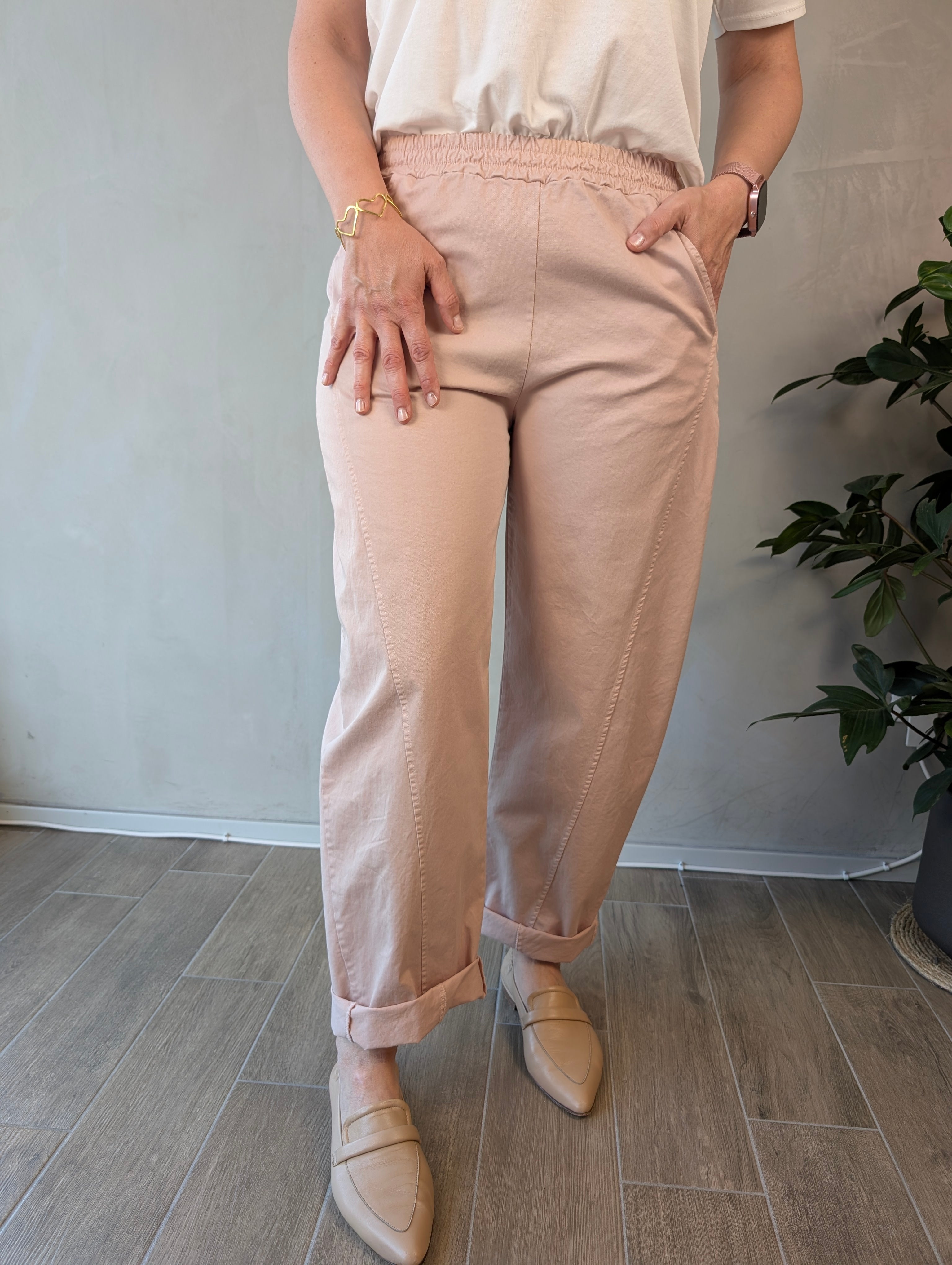 Pantalone baggy elastico in vita SUSY STAR