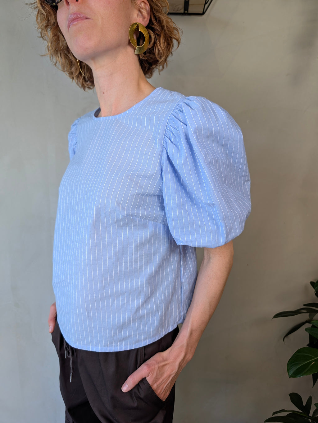 Blusa maniche a palloncino CHEITT