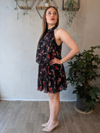 Abito balze fiori SUSY MIX