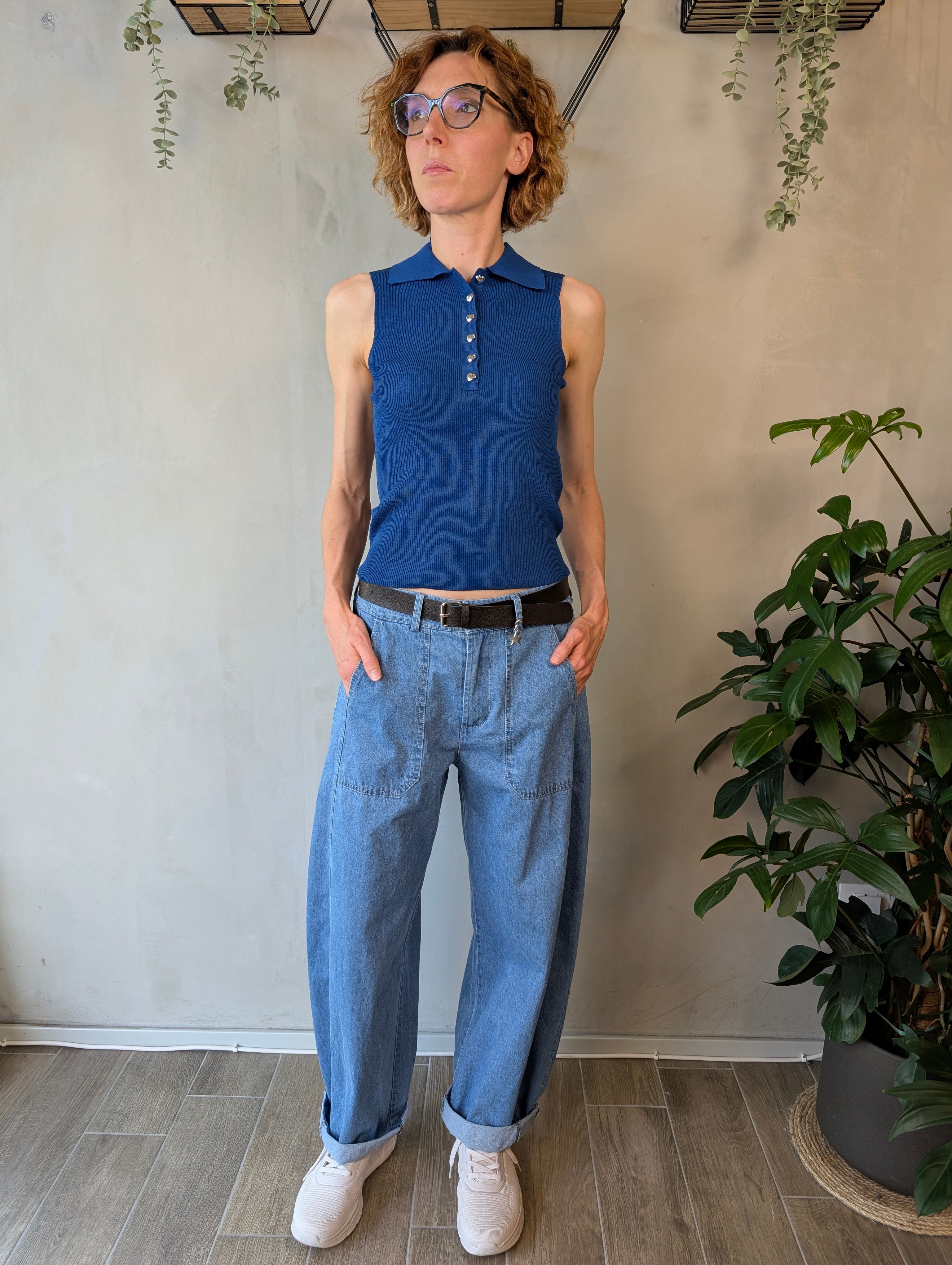 Jeans ovetto stellina slavato SUSY MIX