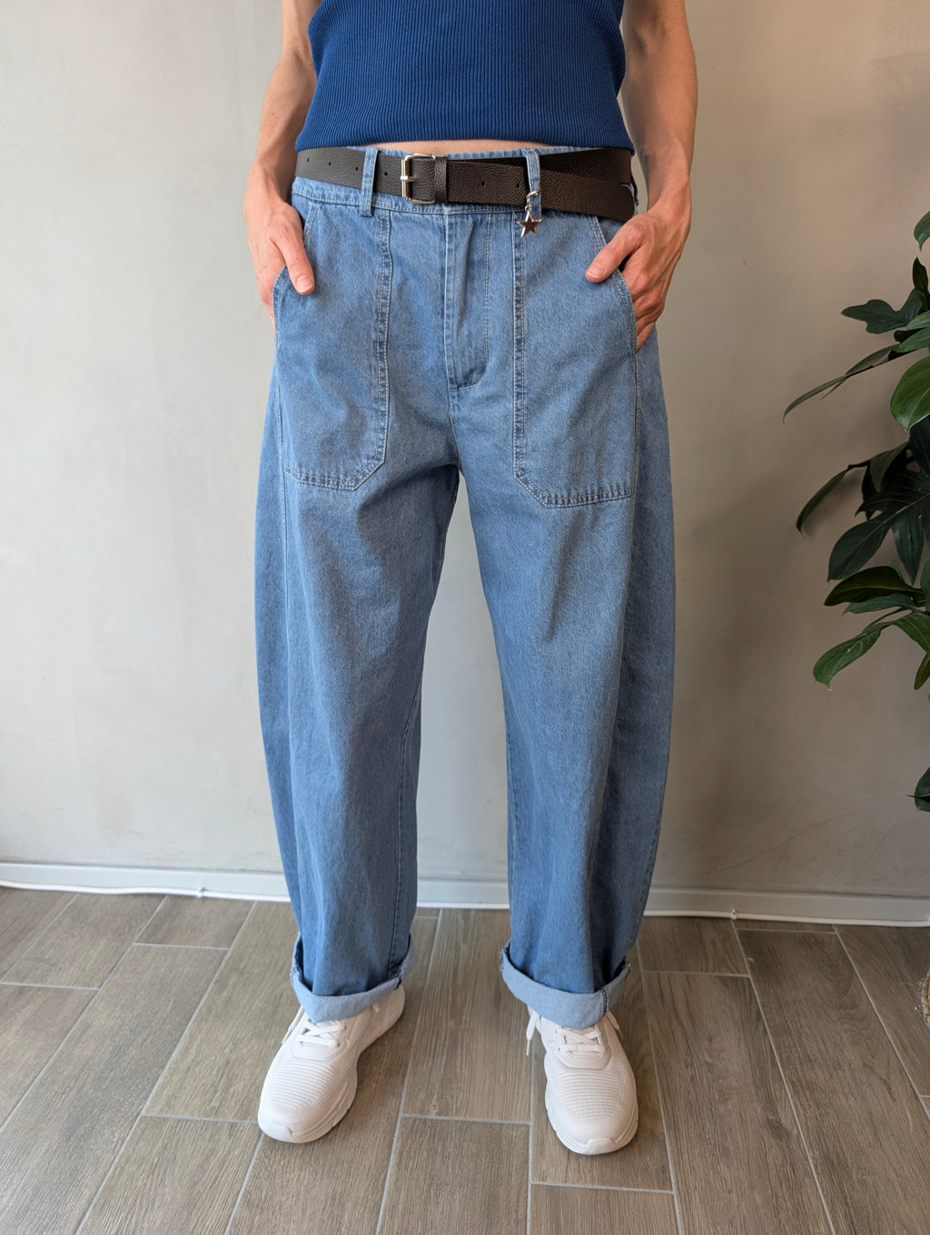 Jeans ovetto stellina slavato SUSY MIX