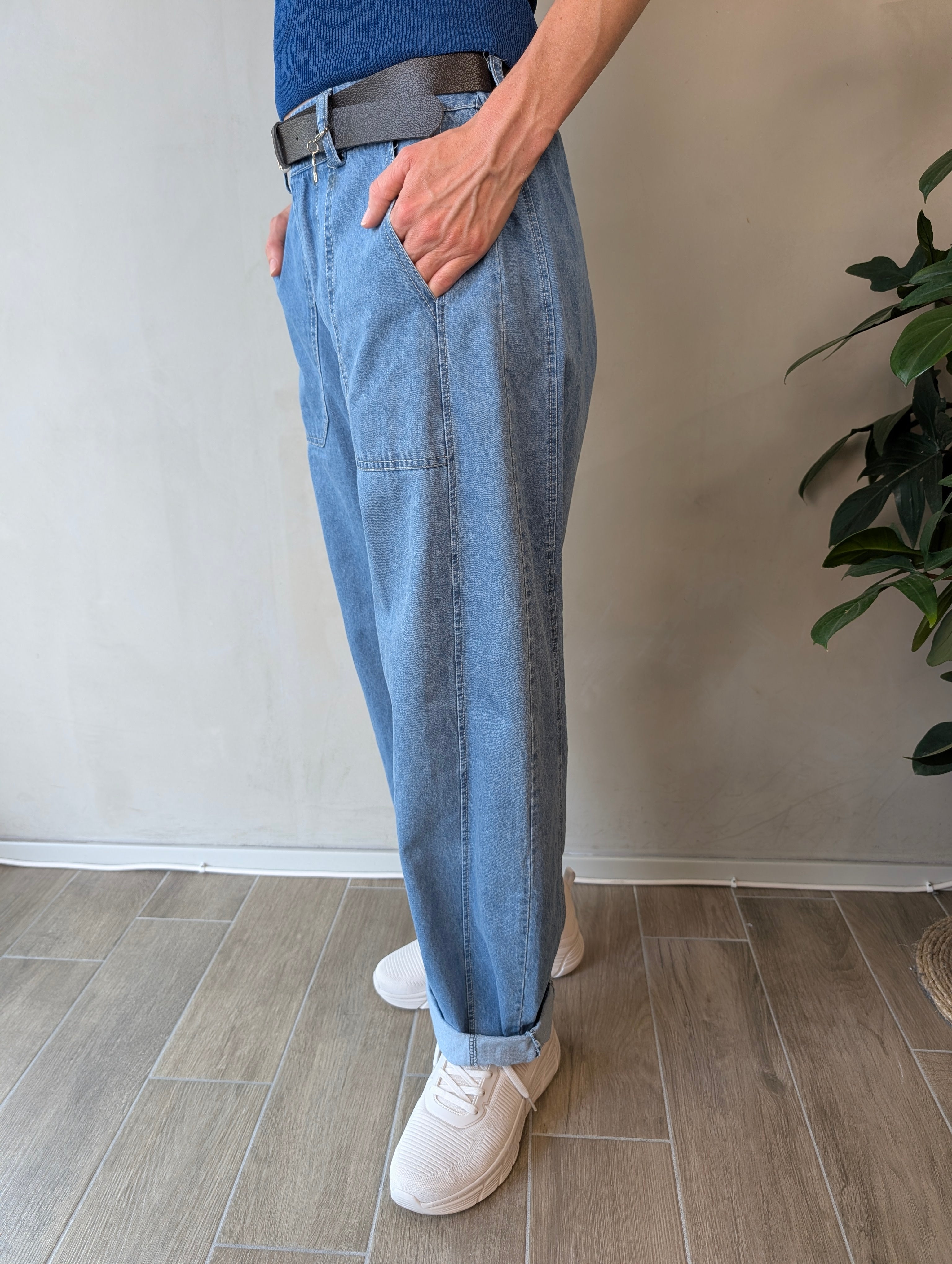 Jeans ovetto stellina slavato SUSY MIX