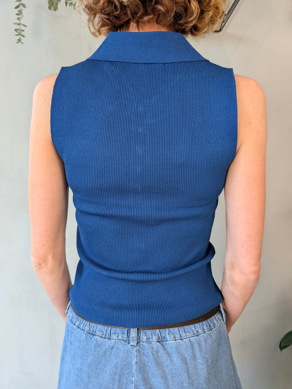 Top smanicato polo VEROMODA