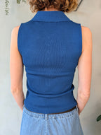 Top smanicato polo VEROMODA