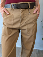 Pantalone ovetto tela tasconi SUSY MIX