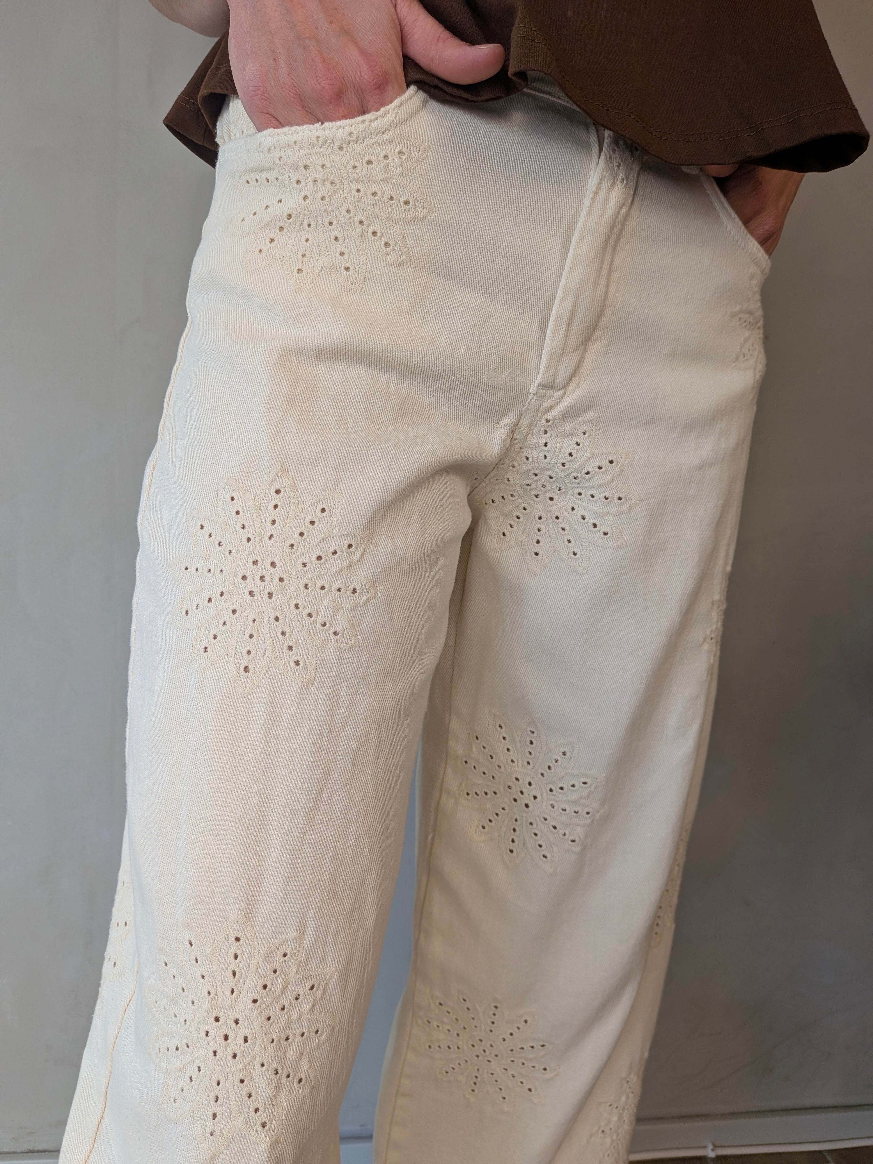 Pantalone ricami MYASTREET