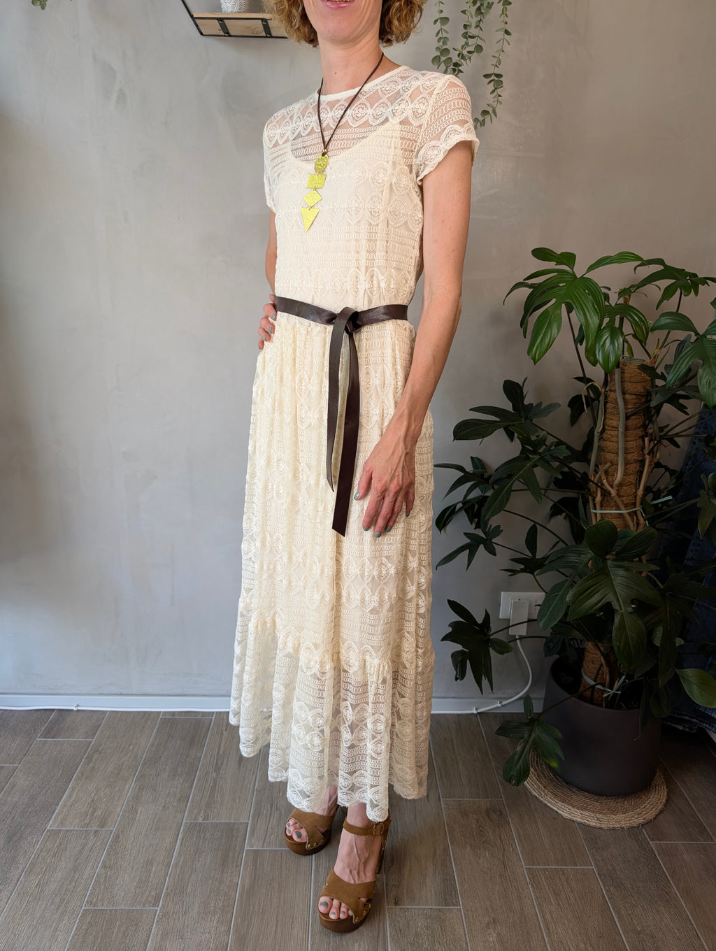 Abito pizzo lungo SUSY MIX