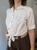 Camicia annodata ricami SUSY MIX