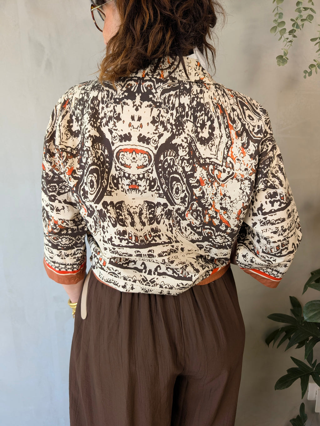 Camicia fiocco stampata SUSY MIX