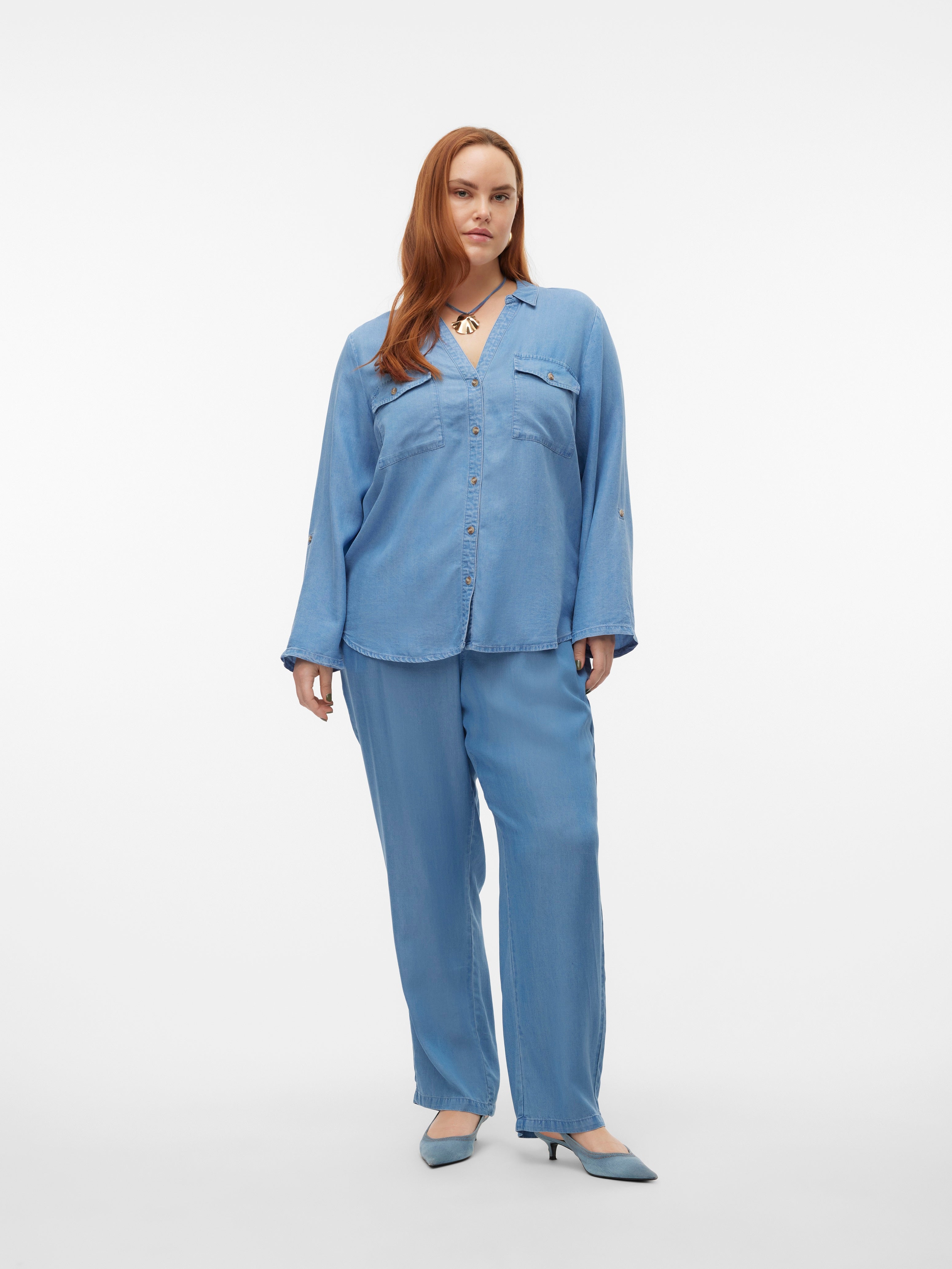 Camicia chambray VEROMODA CURVY
