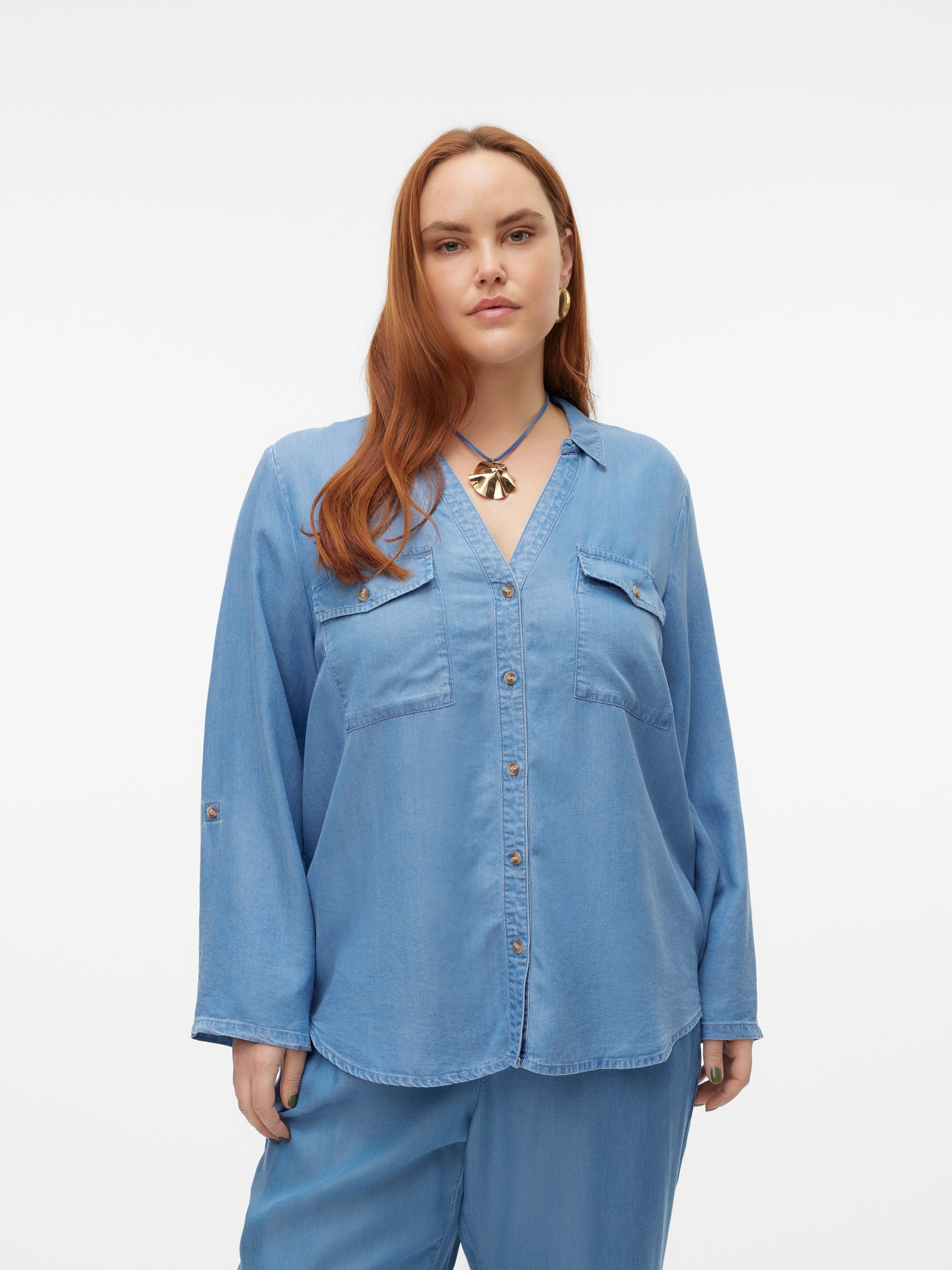 Camicia chambray VEROMODA CURVY