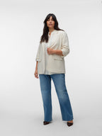 Giacca misto lino fiammata VEROMODA CURVY