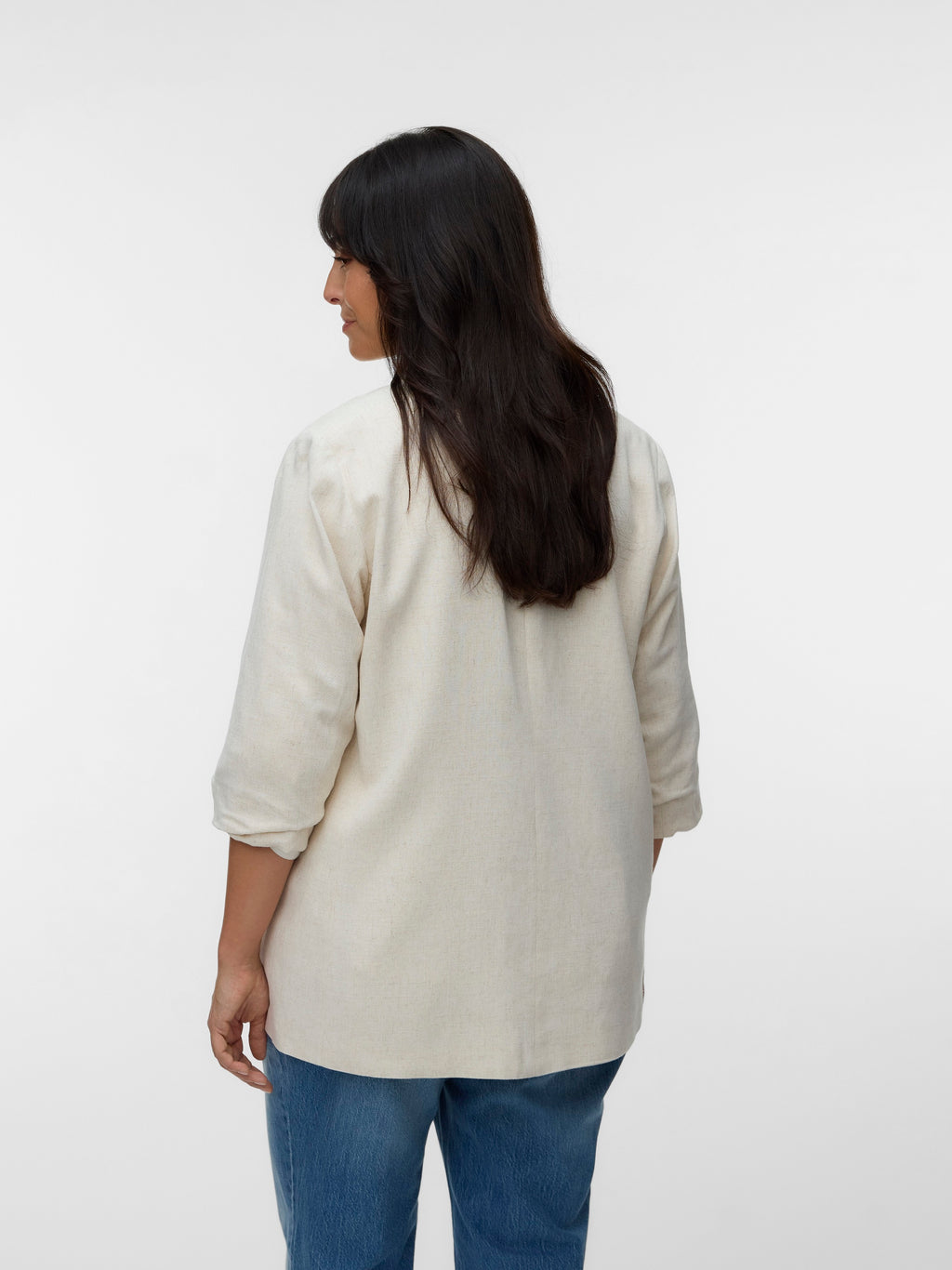 Giacca misto lino fiammata VEROMODA CURVY