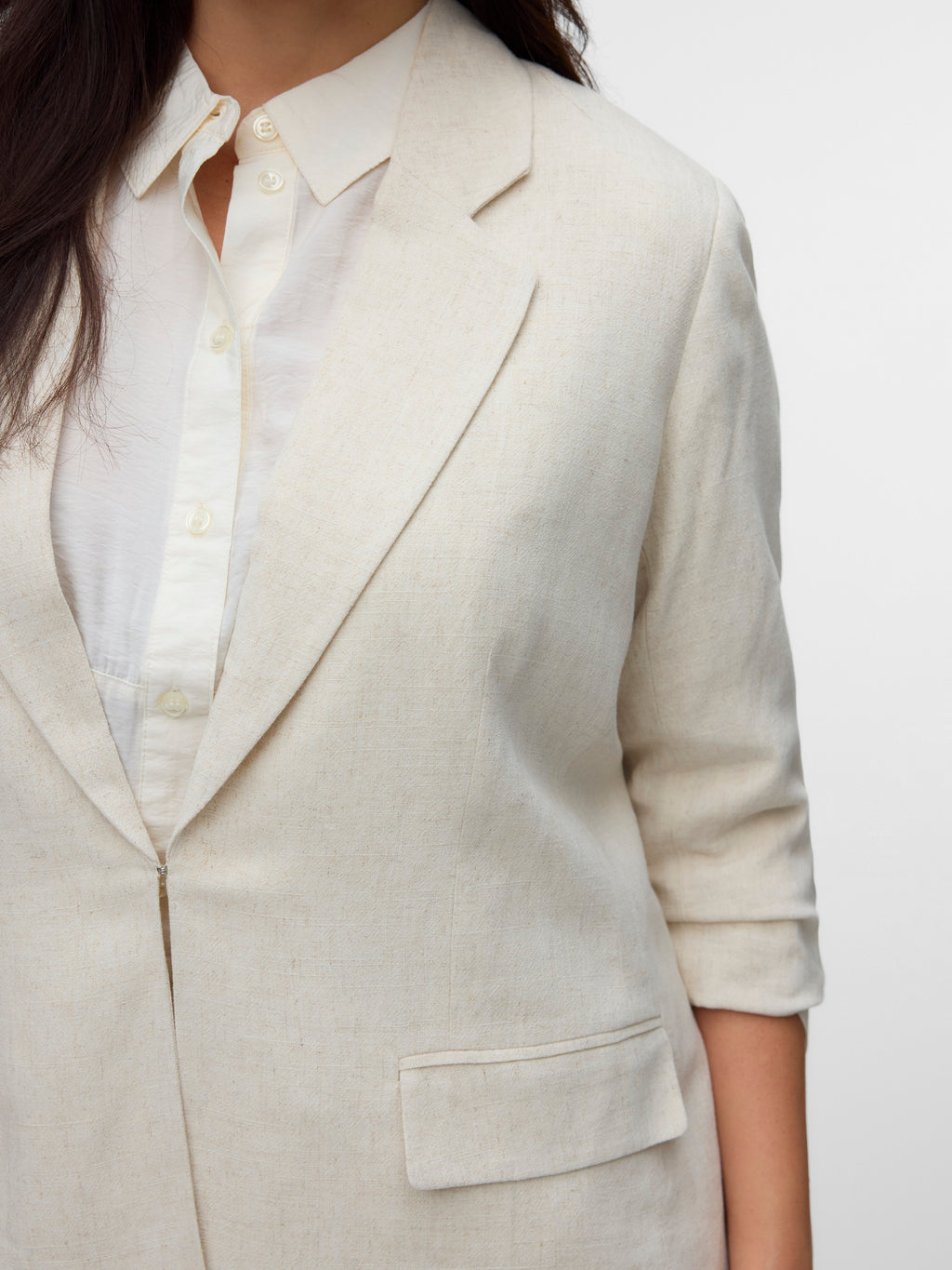 Giacca misto lino fiammata VEROMODA CURVY