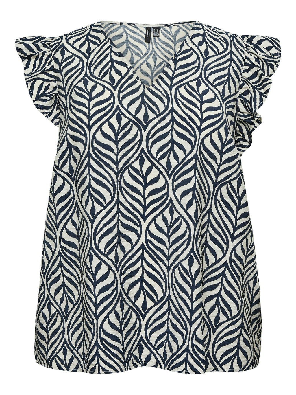 Casacca a V stampata smanicata VEROMODA CURVY