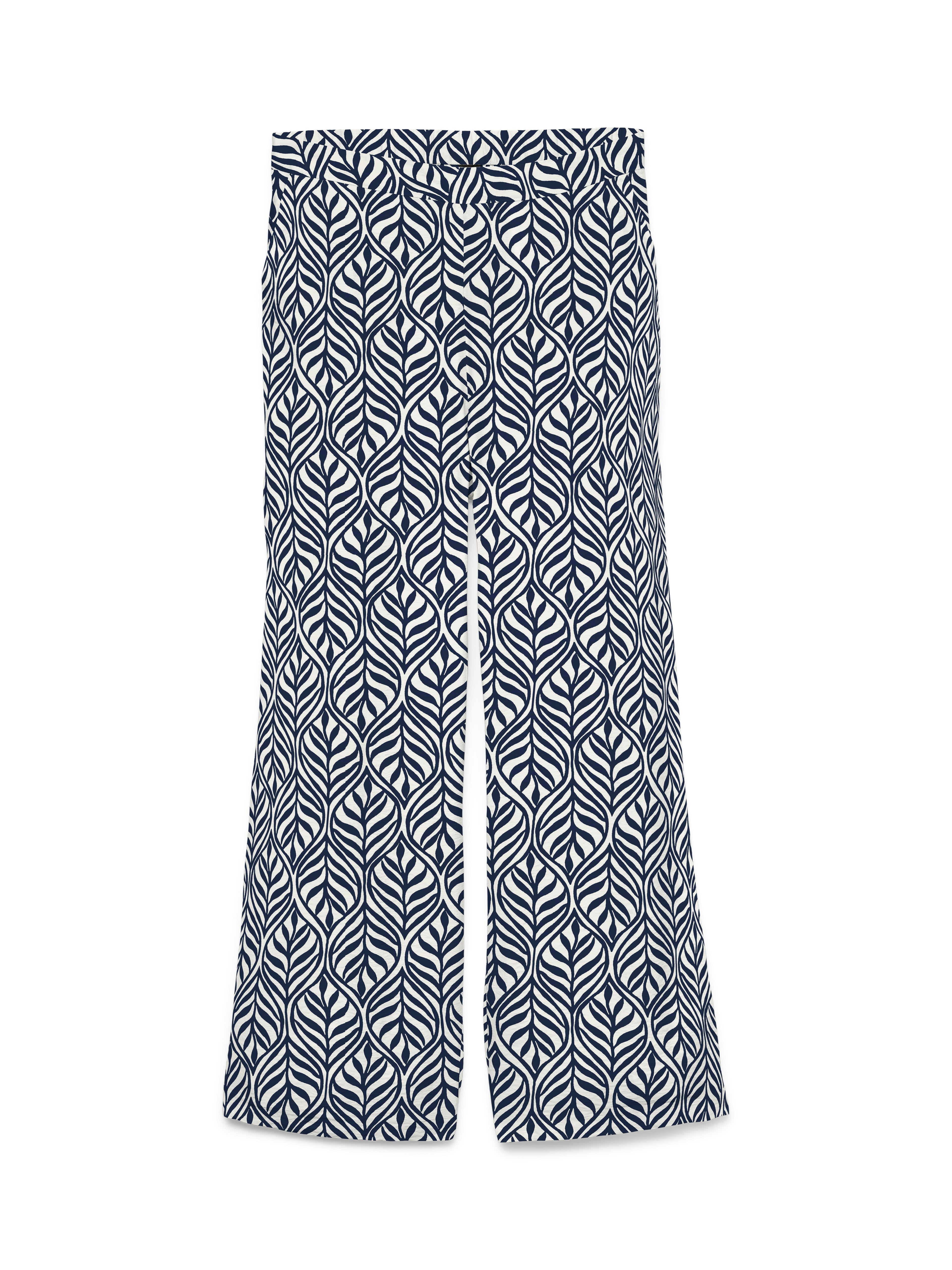 Pantalone stampato foglie elastico VEROMODA