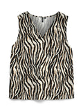 Top scollo v zebrato VEROMODA